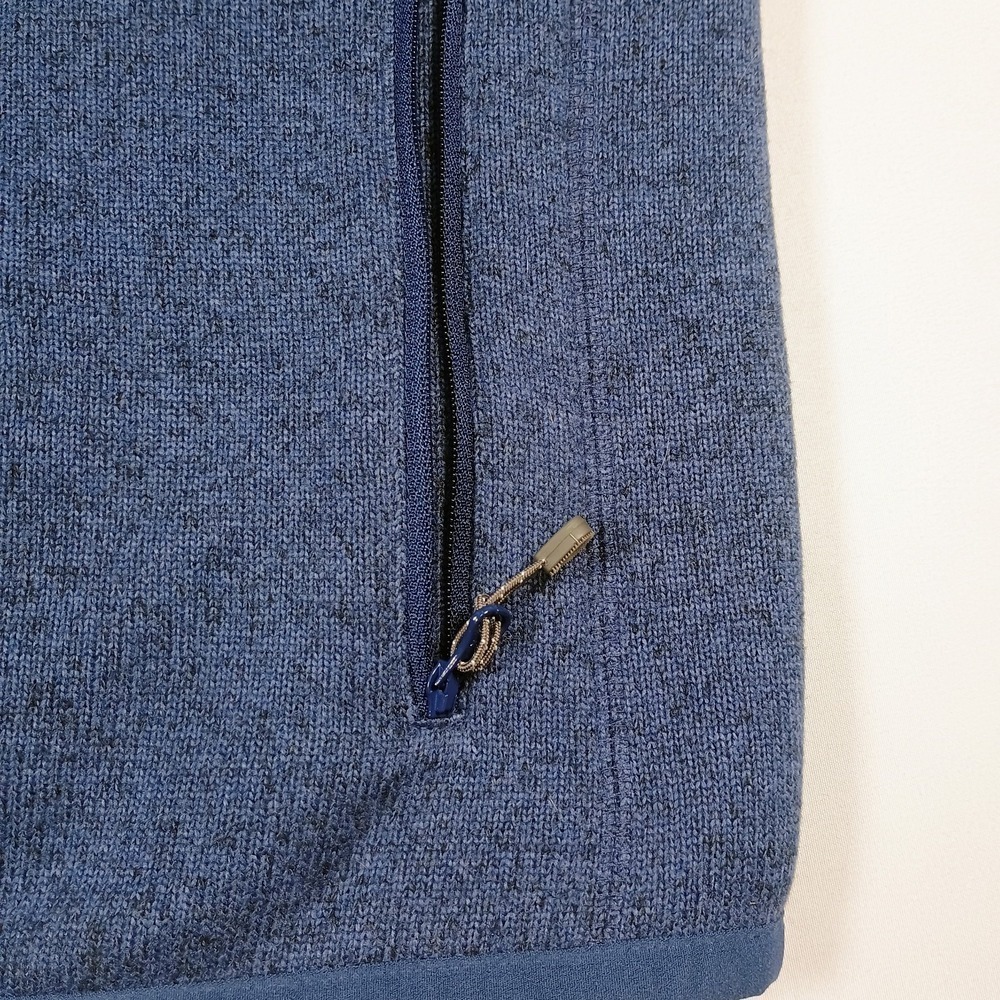 Vineyard Vines Women's Blue Fleece Vest Zip Up Small - Picture 2 of 9
